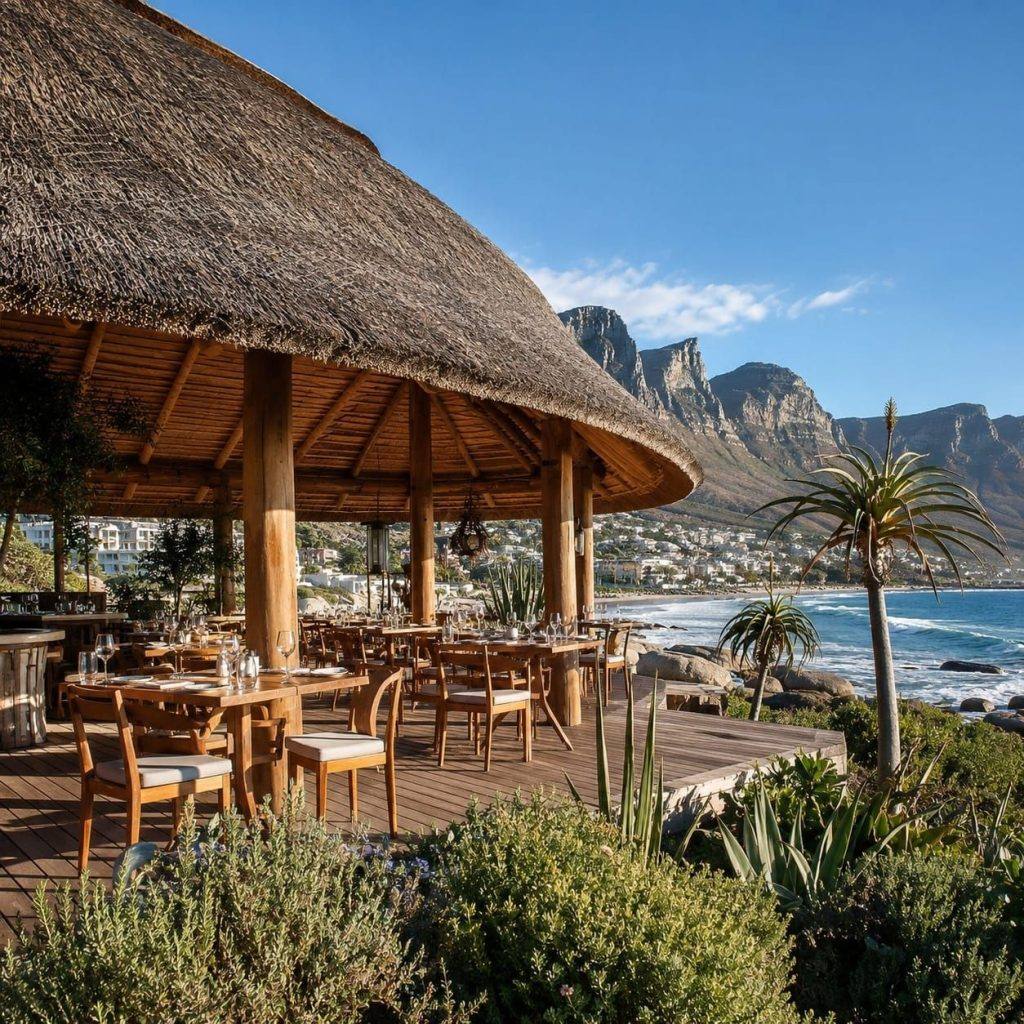 Beach-club thatched deck – BC Thatchers, Cape Town