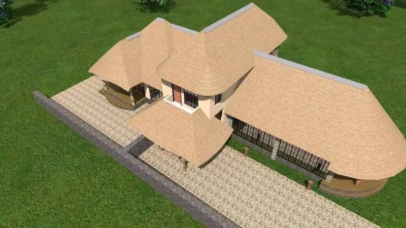 Thatching in progress – BC Thatchers, Cape Town